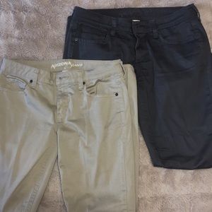 Arizona Jean Co Grey and Khaki Bottoms
